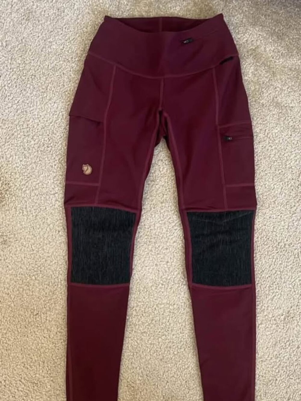 Fjallraven Abisko Trekking Tights Burgundy (S)